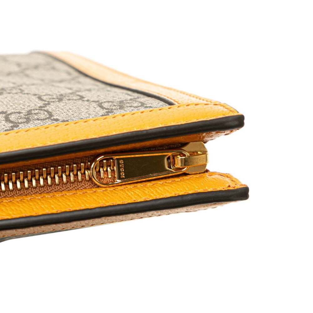 GUCCI Authentic Cream Leather Clutch Bag - Picture 4 of 10